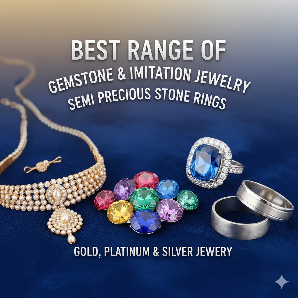 gemstone, imitation jewelry, semi precious stone ring, gold imitation jewelry, platinum jewelry & silver jewelry