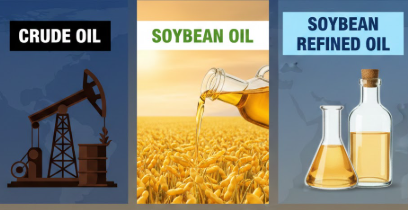 crude oil, soybean oil & soybean refined oil 
