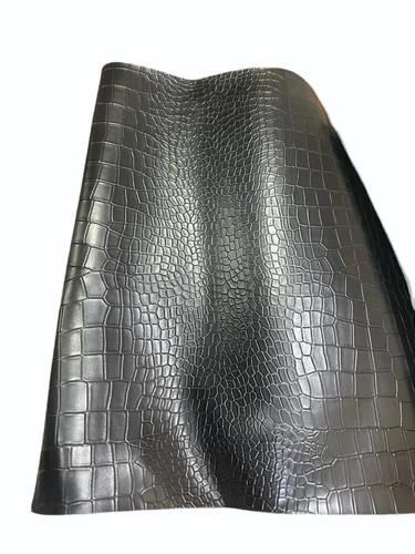 Black Leather Fabric 