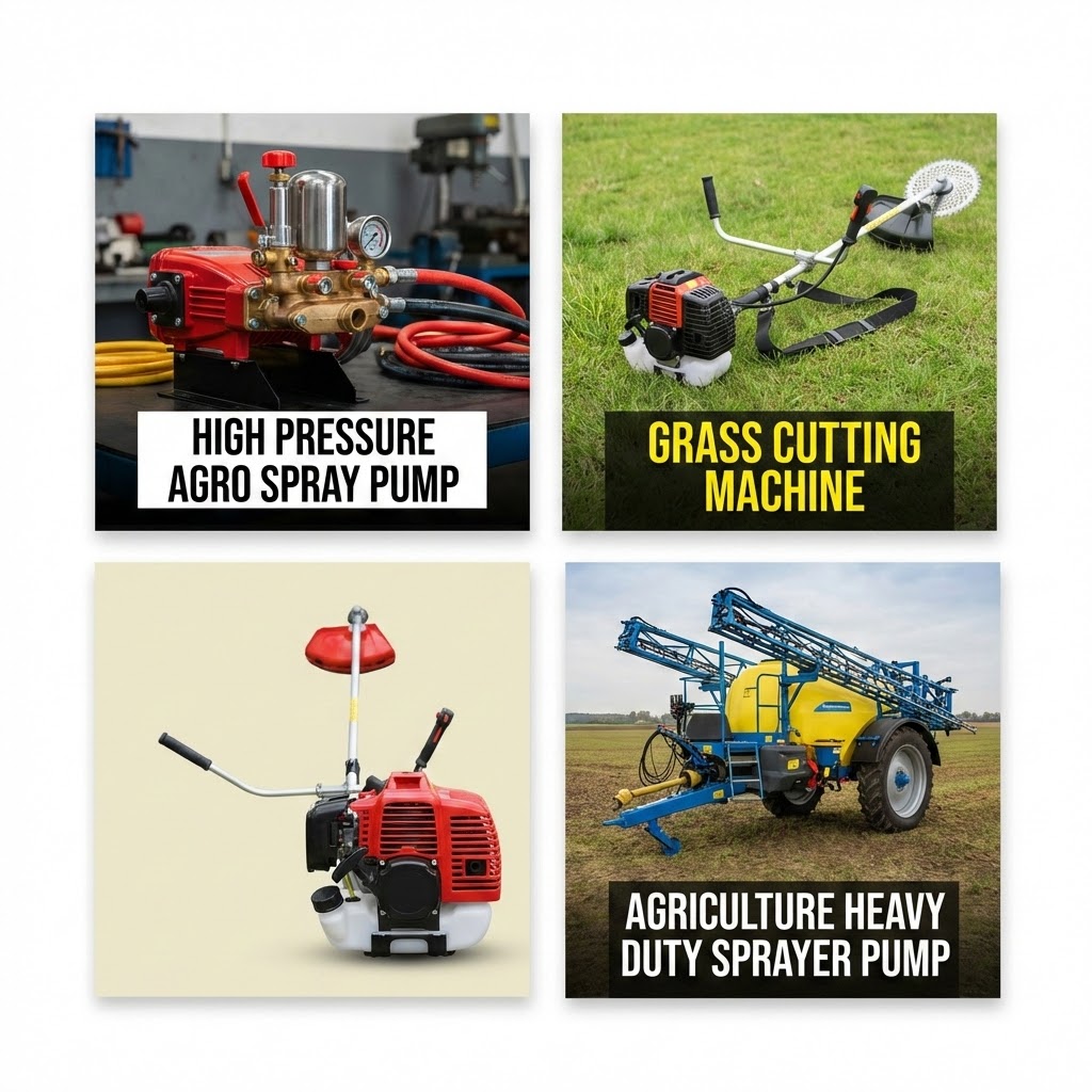 high pressure agro spray pumps, grass cutting machine & agriculture heavy duty sprayer pump 