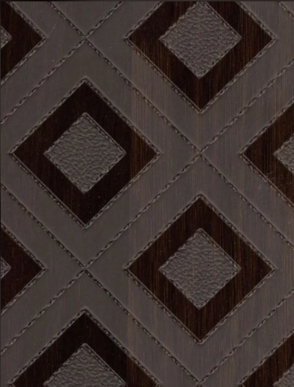 9427 SQ Dark Sappine Veneer Square Stitch Vetican Laminate Sheet
