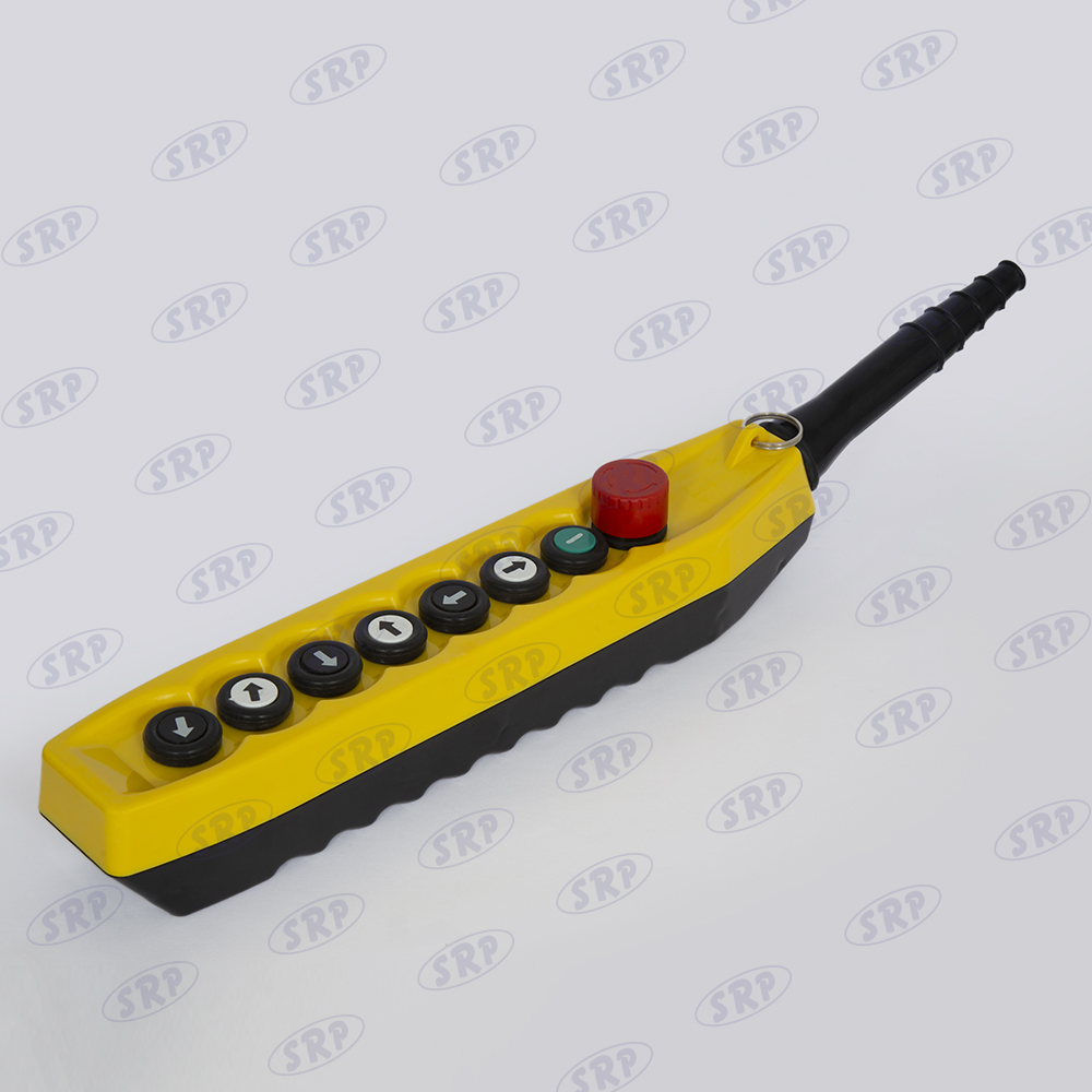 SRP PS-S6B Single Speed 6 Button  2 Emergency and Start Pendant Station