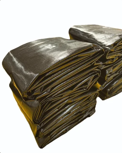 Plain Black HDPE Tarpaulin