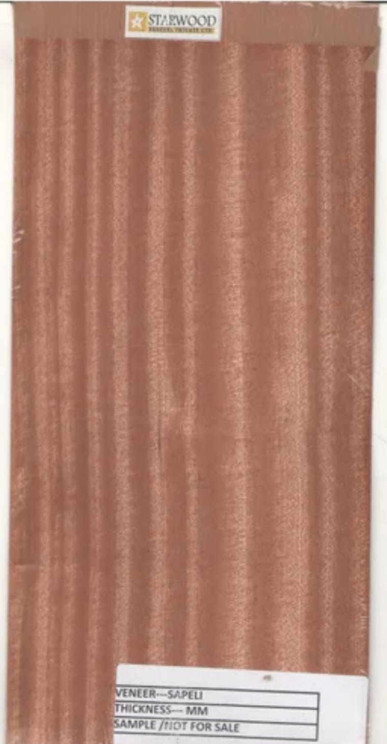 Natural Sapeli Face Veneer
