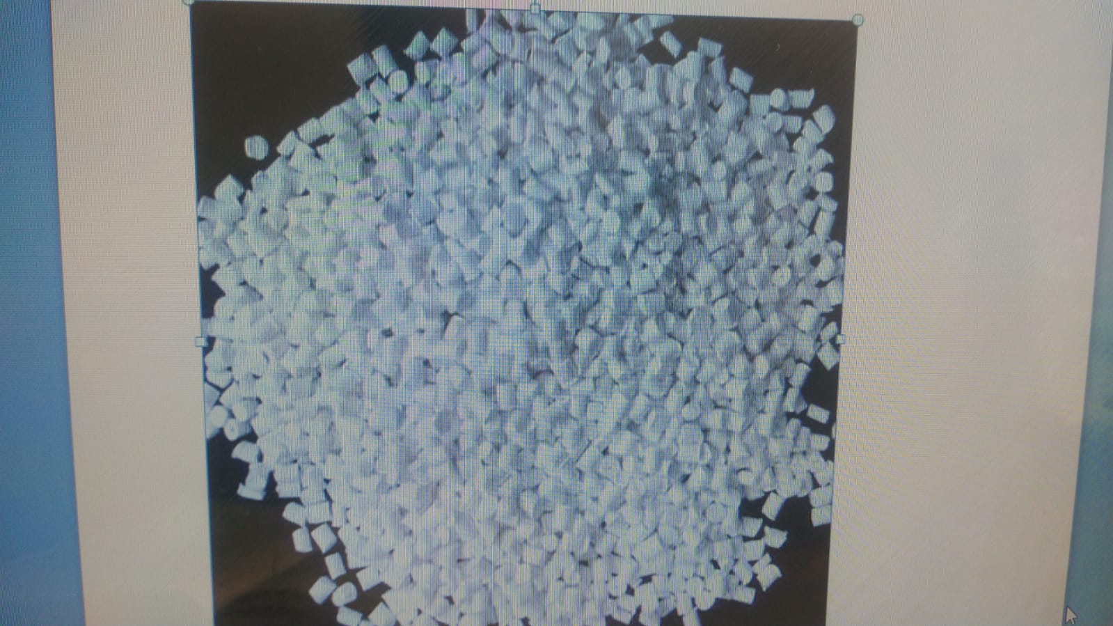 Plastic granules (often called plastic pellets