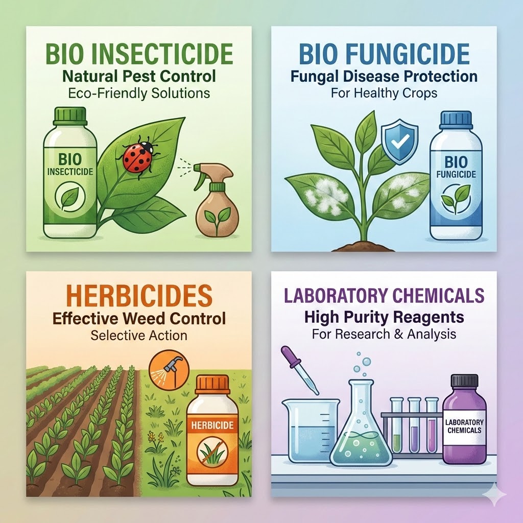  bio insecticides, bio fungicide, herbicides & laboratory chemicals