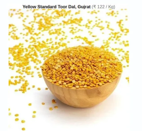 indian pulses & toor dal 