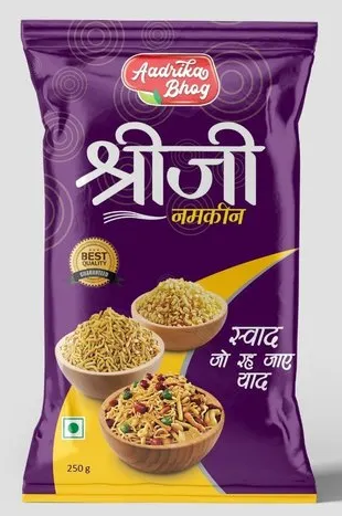 400g Indori Mix Namkeen, 200g Indori Mix Namkeen, 400g Gujarati Mix Namkeen and Sadabahar teekha mix 