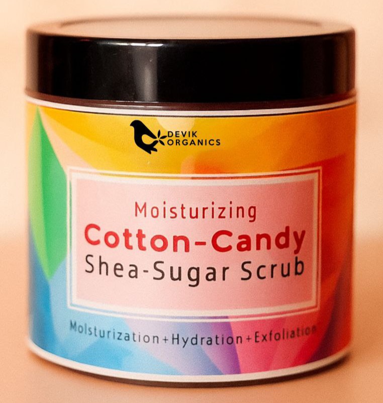 Cotton Candy Scrub for glowing skin 