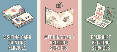 visiting card printing services, wedding card printing services & pamphlet printing services 