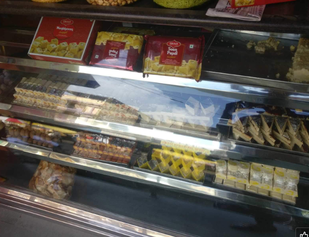 variety of Indian namkeen and delicious sweets snacks.
