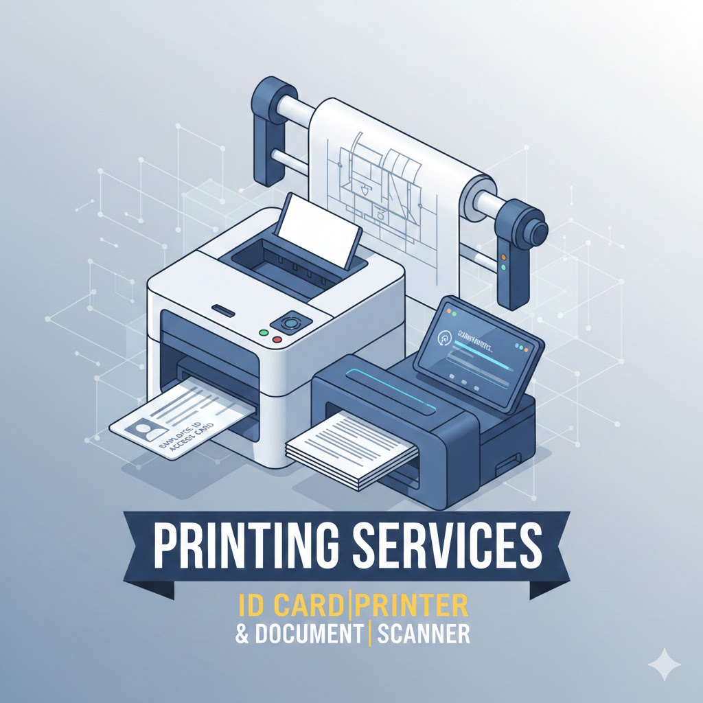 printing services, id card printer & document scanner 