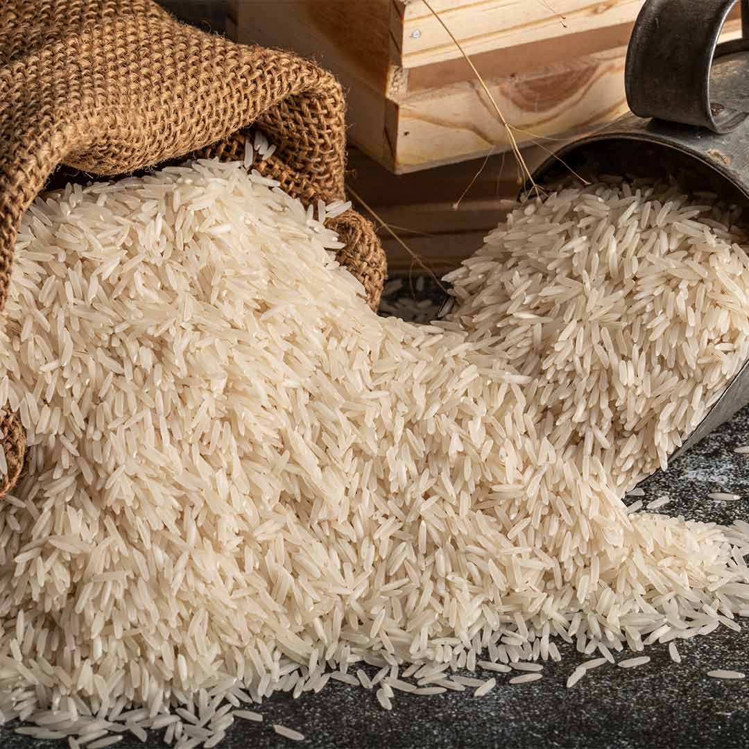 Organic Wheat Flour, Rice, Broken rice
