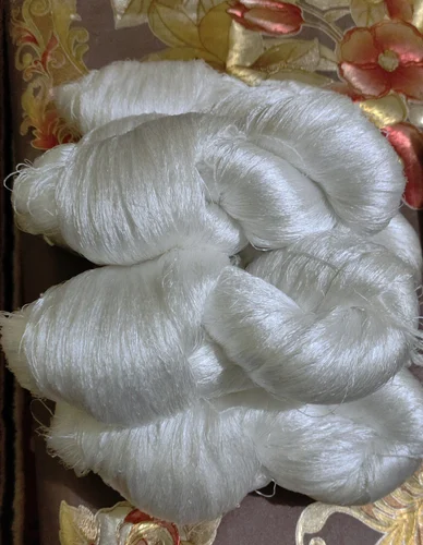White Silk Yarn