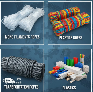 Mono Filaments Ropes, Plastics Rops, Transportation Ropes and Plastic