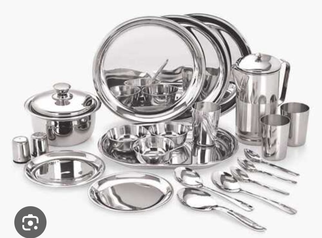 General Stainless Steel Utensils (plates, bowls, etc.)