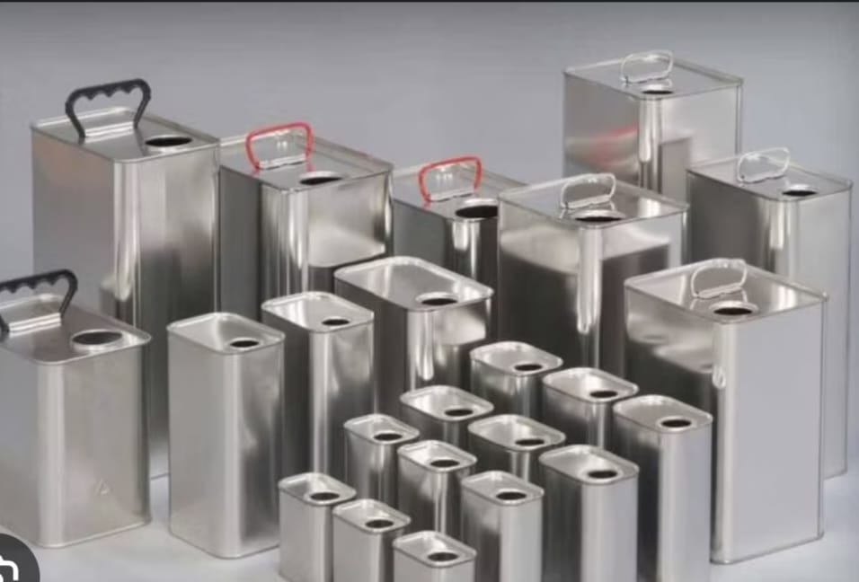 Sheet cutting, Tin Containers