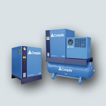 CompAir Rotary Type Screw Air Compressor L02kW to L06kW