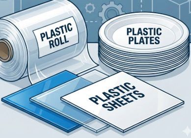  plastic roll, plastic plate & plastic sheet 