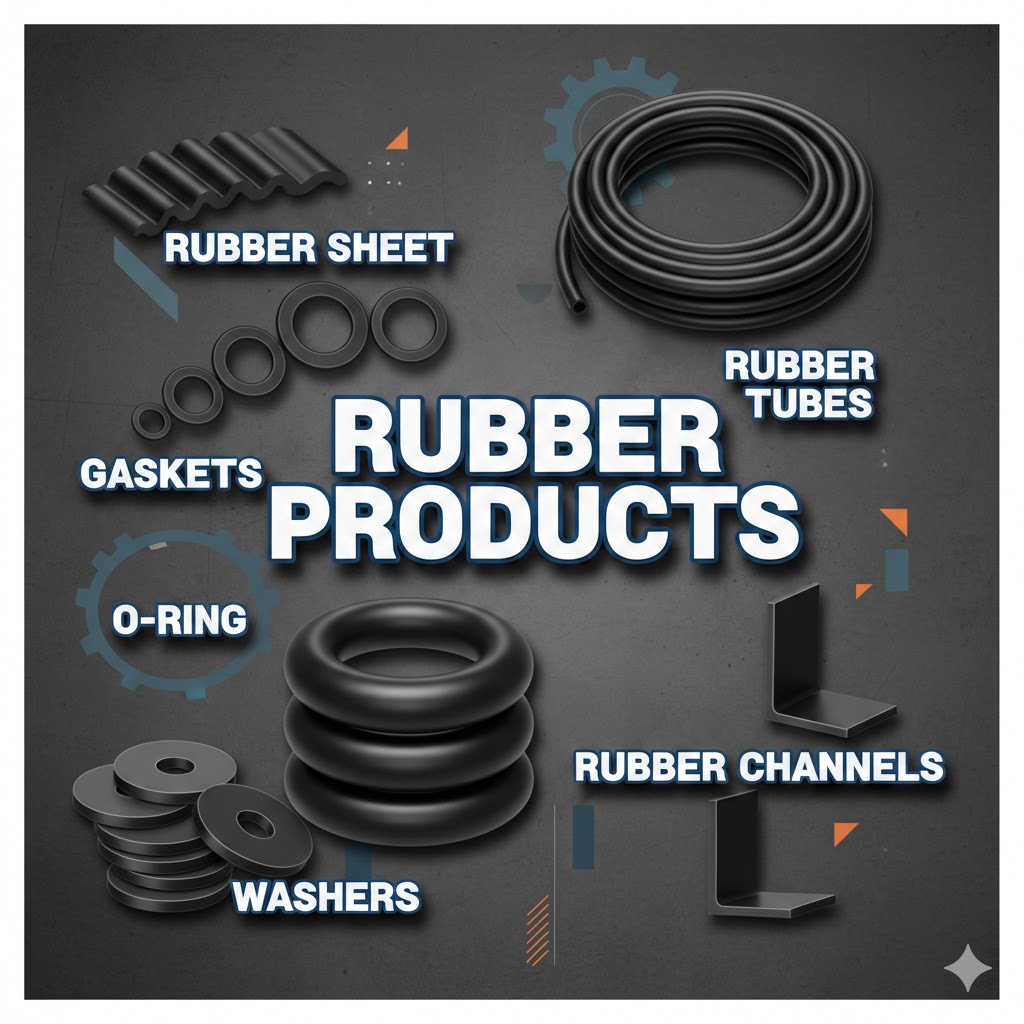  Rubber Sheet, Gaskets, O-Ring, Washers, Rubber Tubes, Rubber Channels