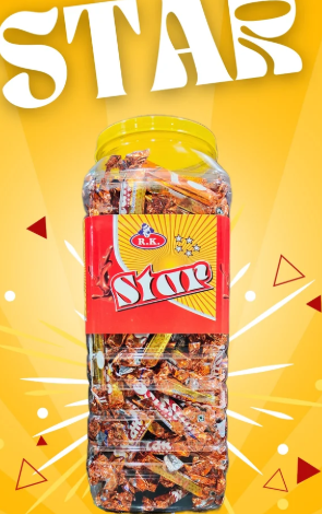 range of flavoured toffee & flavoured candies.