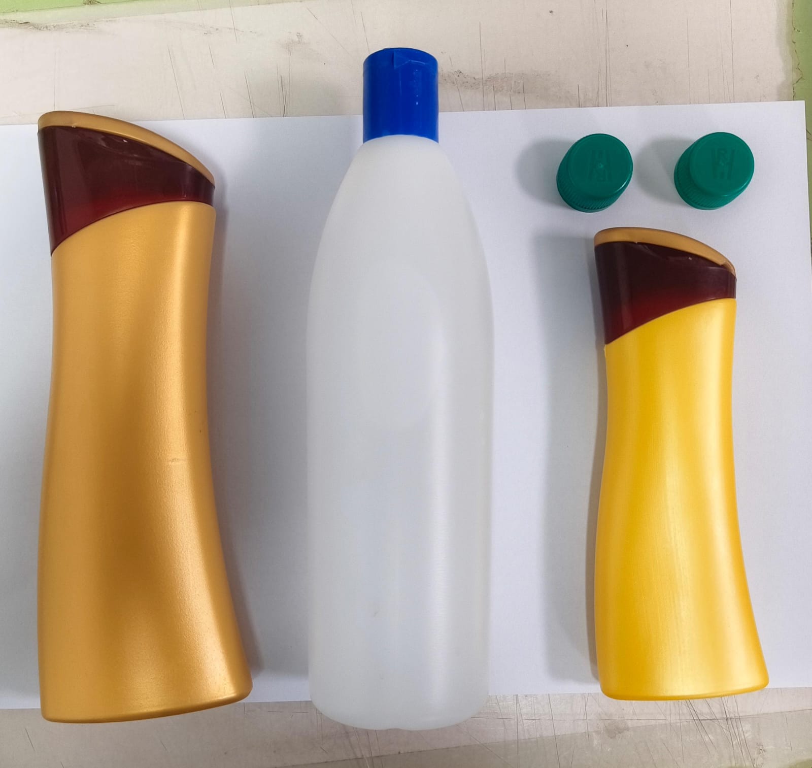 HDPE Bottles, Printed Leaflets & PPA Jute Clay 