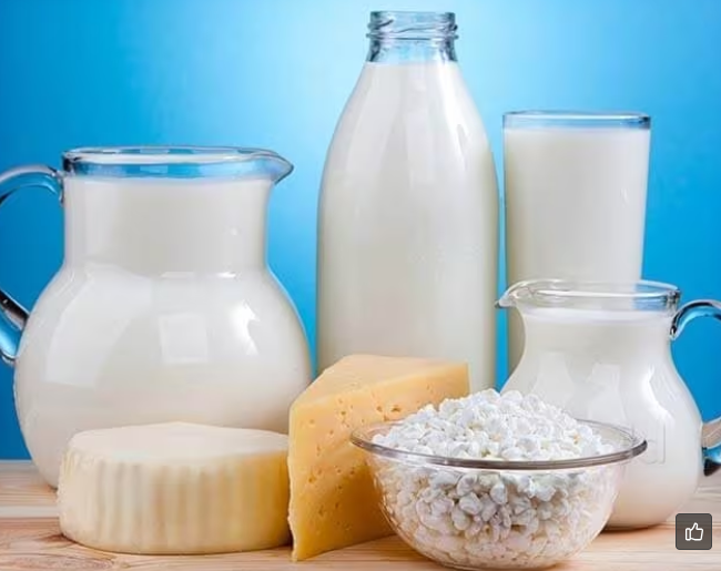  milk, curd, paneer, lassi, shrikhand, buttermilk, and related items like ghee,