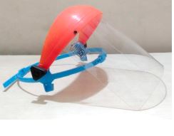 Dands Make Face Shield With Helmet Attachment Single Brow guard. Model No. :- FG 10 A