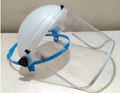 Dands Make Face Shield With Helmet Attachment.