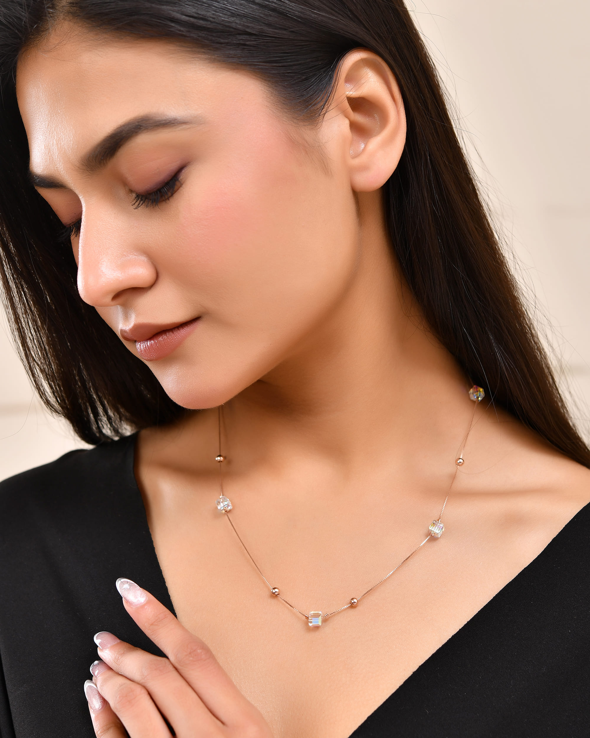 delicate silver chain