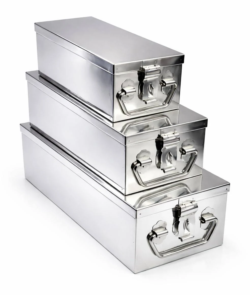 Steel Jewelry Box For Four Earring