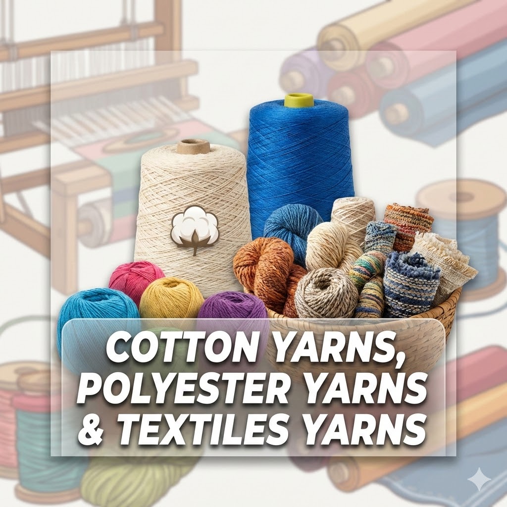 cotton yarns, polyster yarn & textiles yarns
