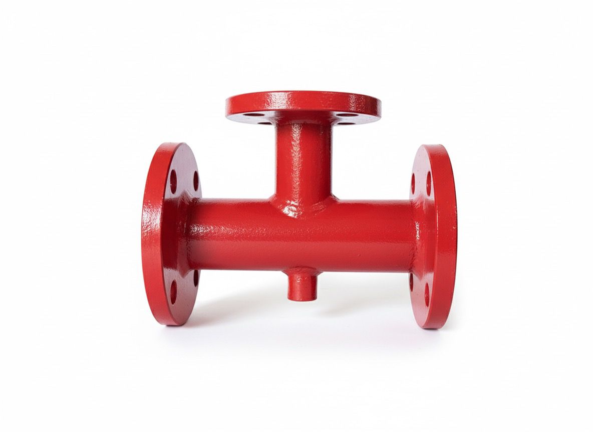 MS/ SS PTFE Lined Equal Tee
