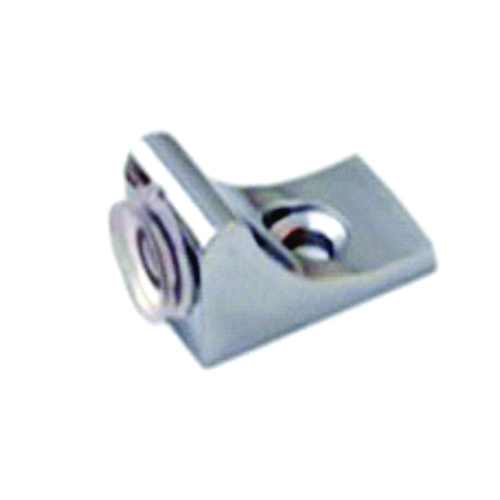L-Button Brass & Steel Single