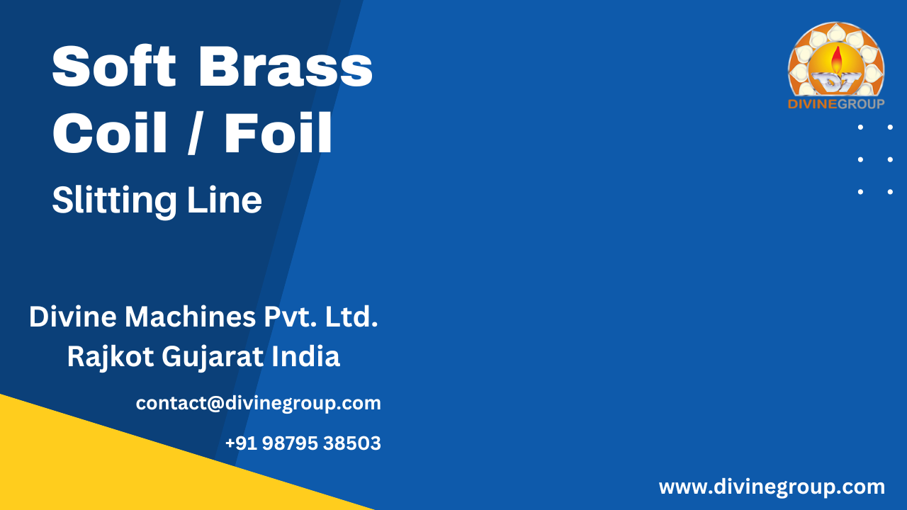 Soft Brass Coil Foil Slitting Machine
