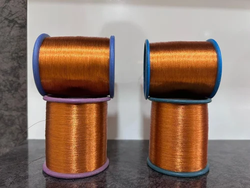  Polyester Orange Zari