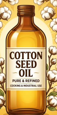 cotton seed oil, wash cotton seed oil & tankers 3 ton cotton seed oil 