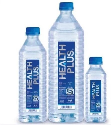 Transperent 1 Liter Round Bevrages Crown Cap Packed Drinking Water Bottles