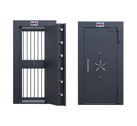 BMS Class Strong Room Door With Grill Gate
