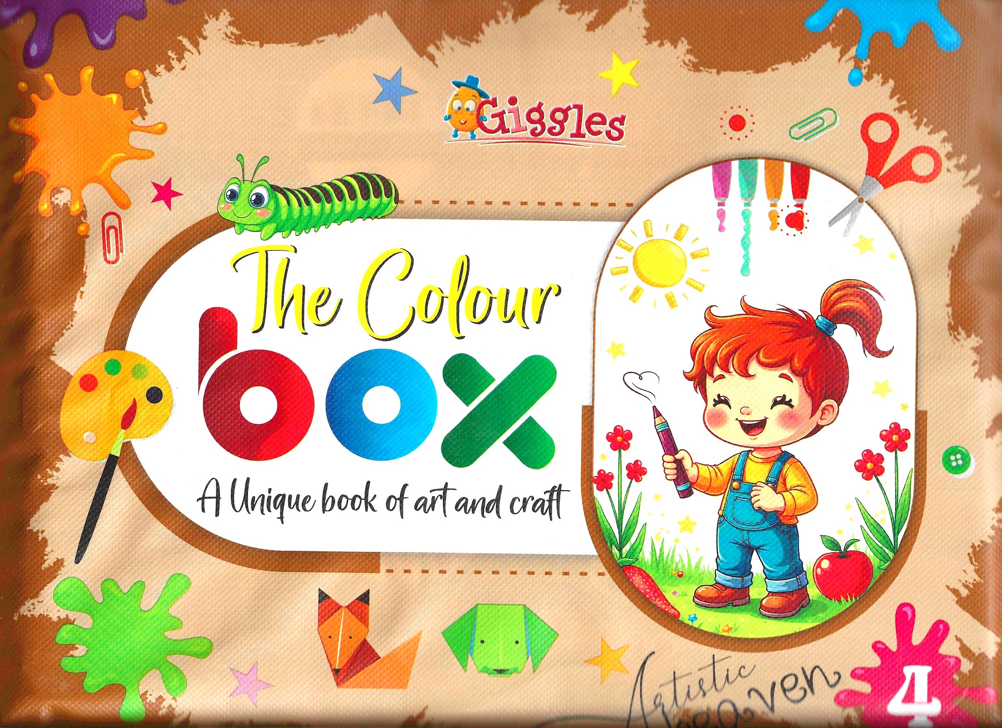 Colour Box – Art & Craft Book for Class-4 | Creative & Activity-Based Learning | by Elegant Publishers