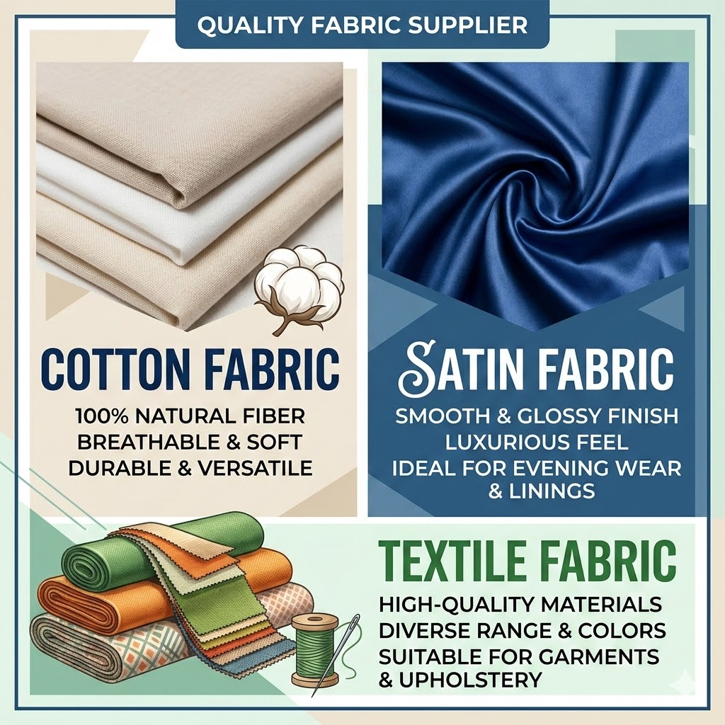  Textile Fabric, Cotton Fabric & Satin Fabric