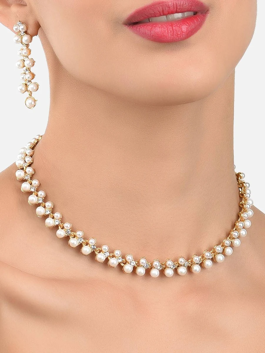 Pearl Necklace Set