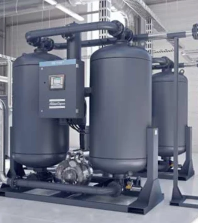  hot water generators, desiccant air dryer range & zr & zt (vsd) oil-free rotary tooth and screw compressors i
