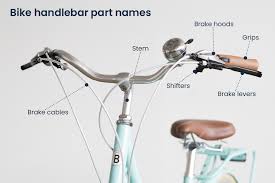 bicycle parts, including brakes, pedals, and spokes