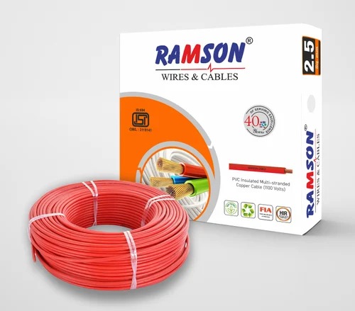 2.5 SQ. MM PVC INSULATED FLEXIBLE COPPER CABLE 