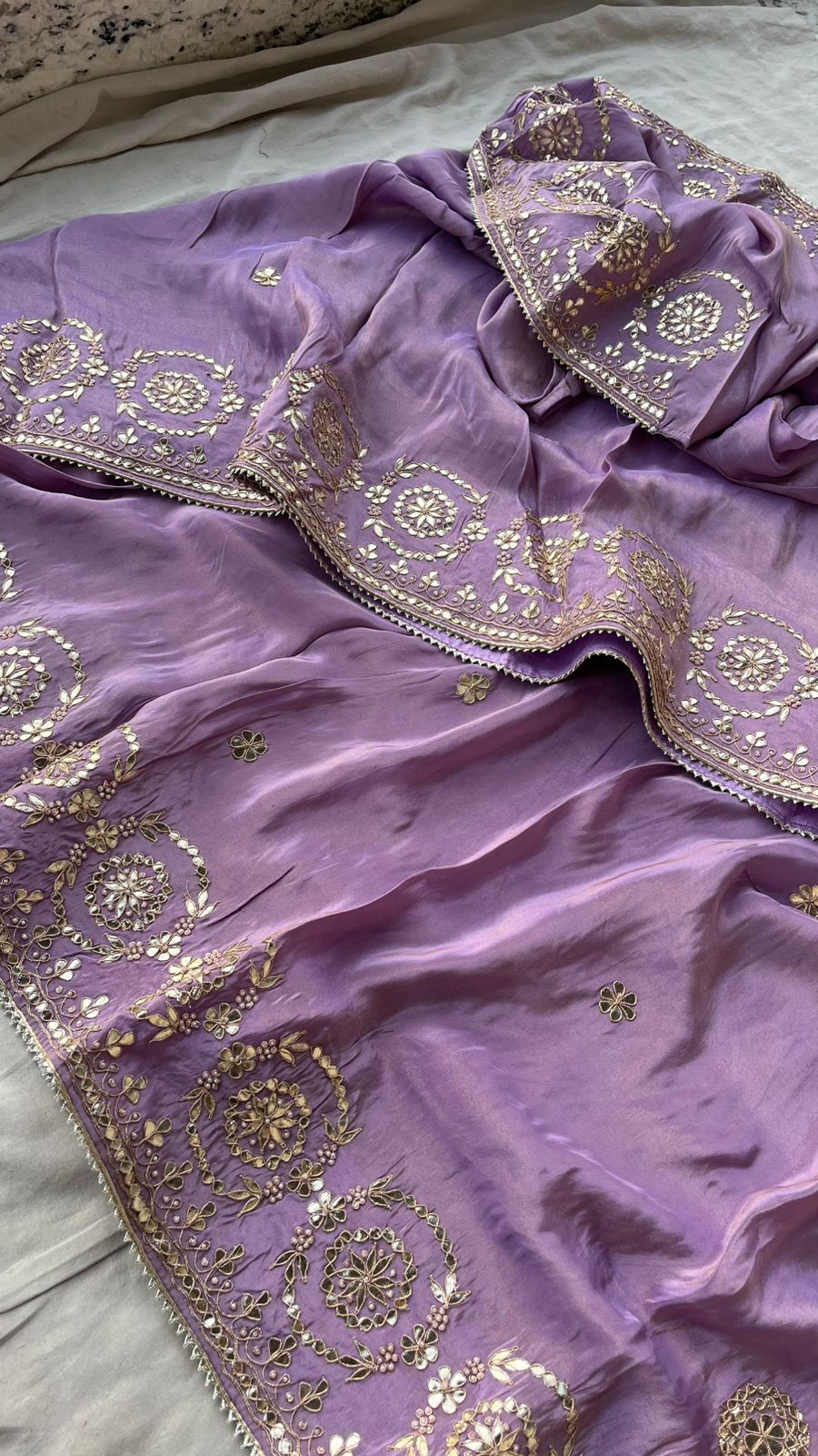 Handwork saree,lahnga