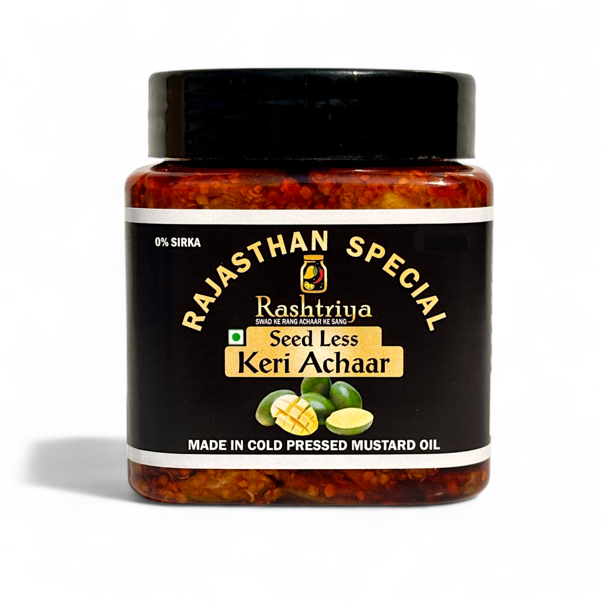 Handmade Seedless Keri Achaar (Mango Pickle) | Vinegar-Free | Rajasthan Spices | 300g