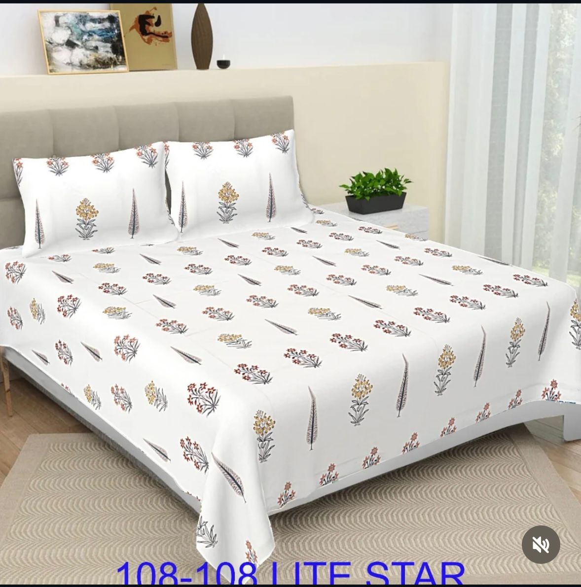 Pure Cotton Bedsheet