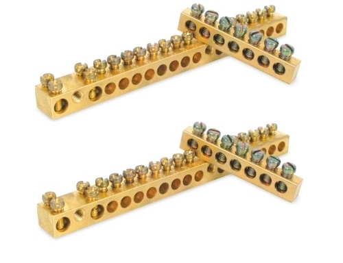 Brass Neutral Earth Bars 