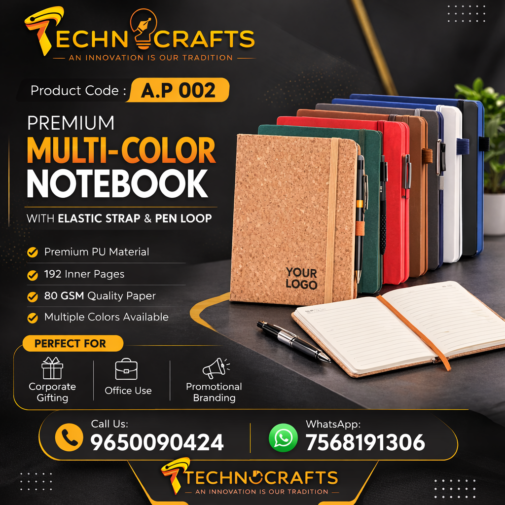 Premium Multi-Color Notebook – A.P 002